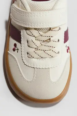 Sneakers barefoot - Blanc/cerises — photo 2