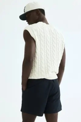 Short Relaxed Fit - Bleu marine — photo 1