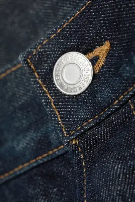 Jean droit ajusté taille basse Comet - Bounty Blue - Bleu foncé — photo 5