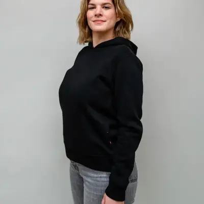 Sweat à capuche Henriette noir — photo 3