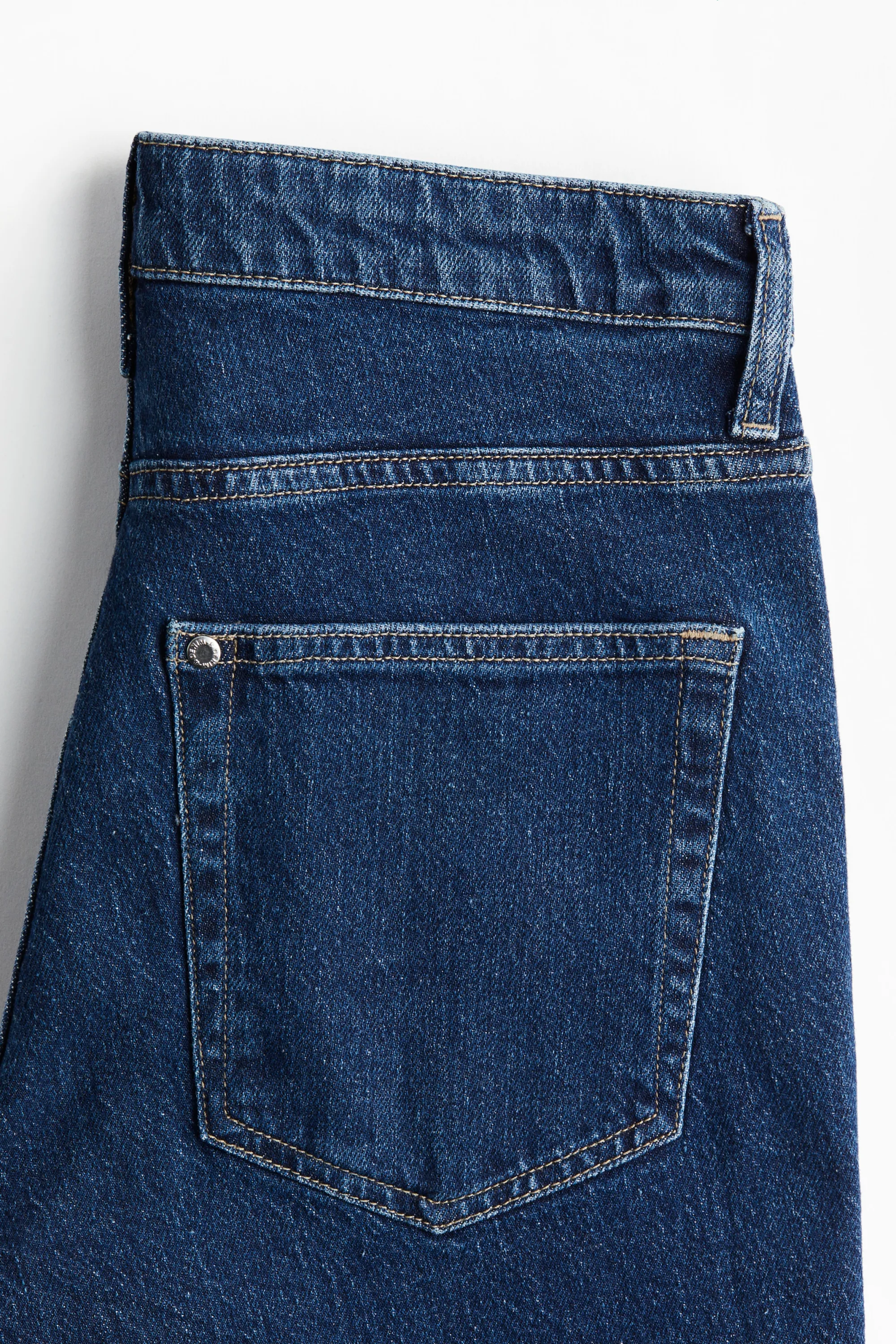 Flared High Jeans - Bleu denim foncé