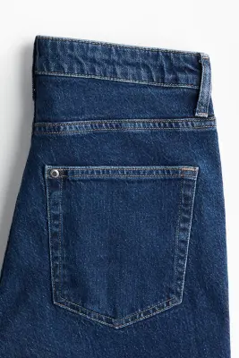 Flared High Jeans - Bleu denim foncé — photo 1