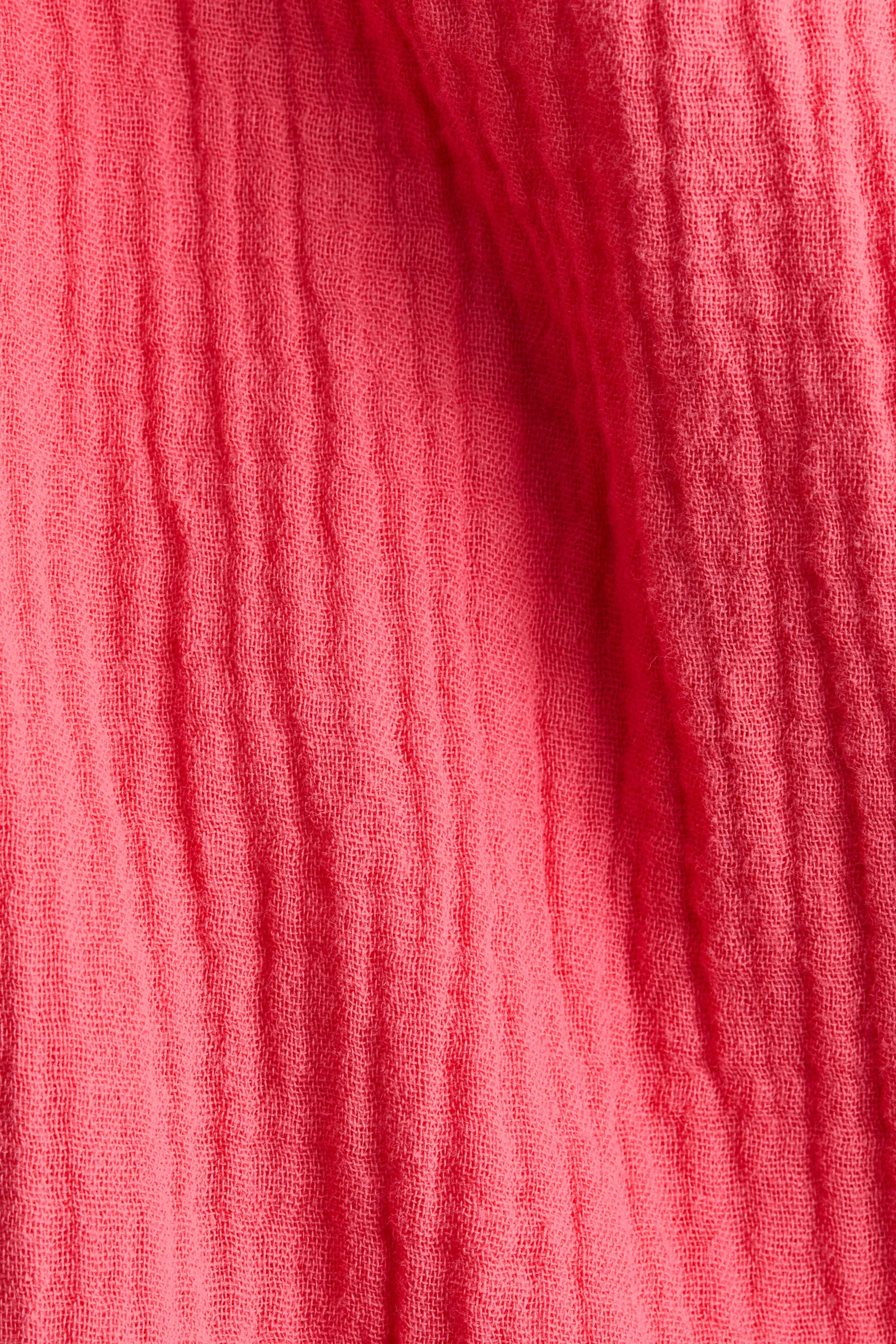 Robe volantée à bretelles fines - Rose