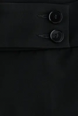 Pantalon bootcut en twill - Noir — photo 4