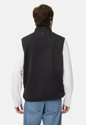CAMEL ACTIVE SWEAT SANS MANCHES doublé polaire Marine — photo 2