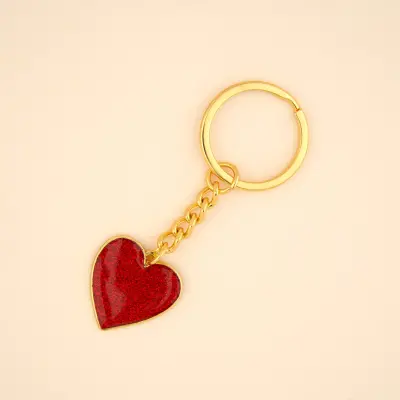 Porte-clé Coeur Coucou Suzette — photo 1