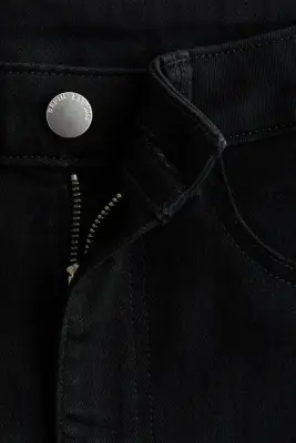 Skinny High Waist Ankle Jeans - Noir denim — photo 3