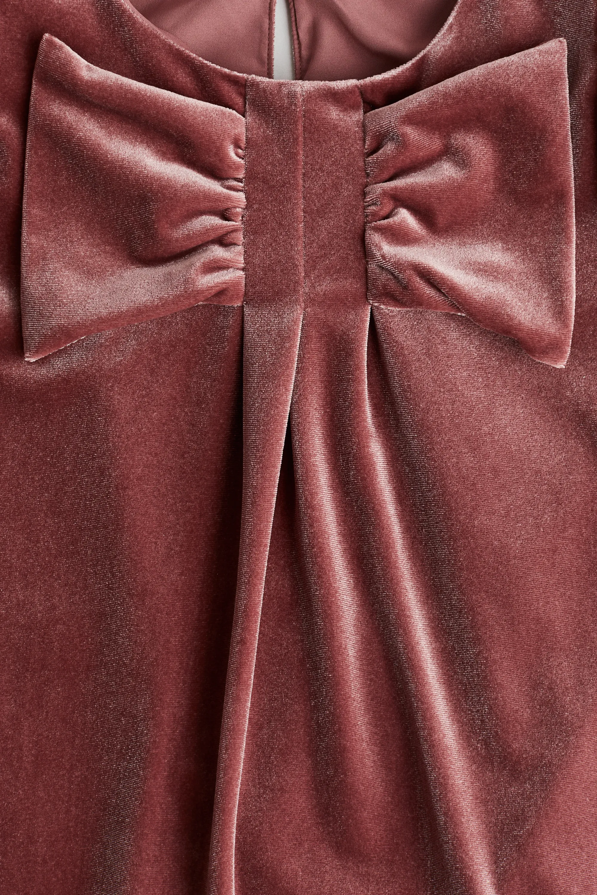 Robe en velours - Rose ancien