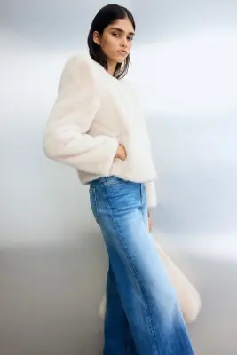 Veste duveteuse - Beige clair — photo 2
