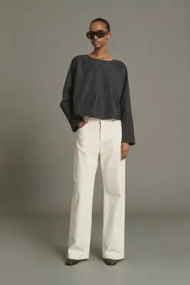 BLOUSE HANSEL GRIS ANTHRACITE — photo 1