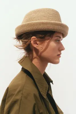 Chapeau de paille - Beige — photo 2