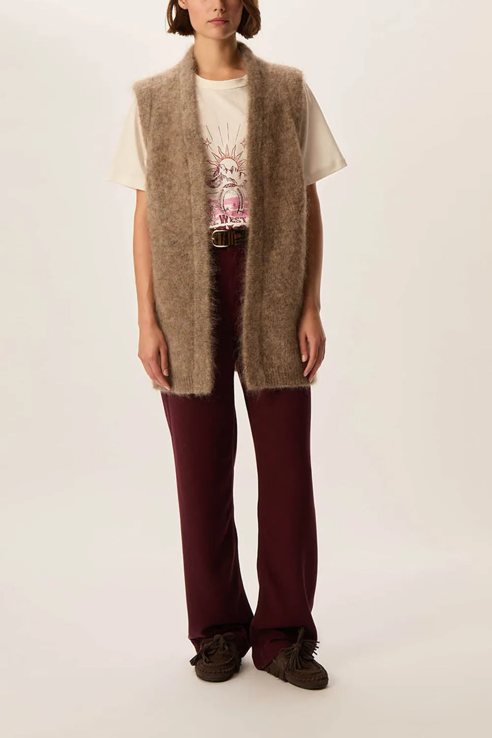 Gilet Alvine Loup