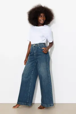 CESAR jean large taille haute — photo 4
