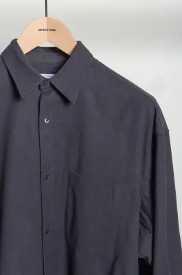 De Dam Foundation – Wool Shirt 26FW-LS-W0-01 – Dark Grey — photo 5