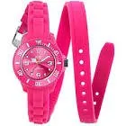 Montre a quartz rose