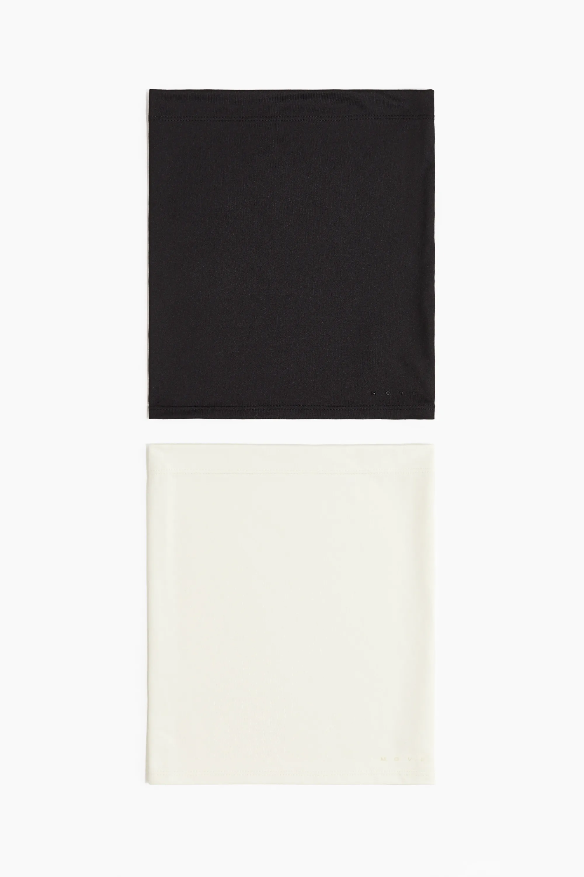 Lot de 2 tours de cou de sport DryMove™ - Noir/blanc