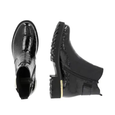 Bottines Remonte D8684-03 Noires - Cuir Lacets Zip Grande Pointure Femme — photo 5