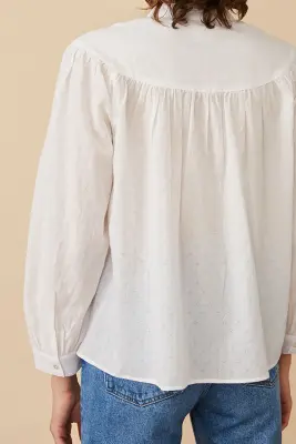 blouse varenou ecru — photo 4