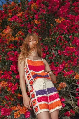 Débardeur en crochet Femme — photo 3