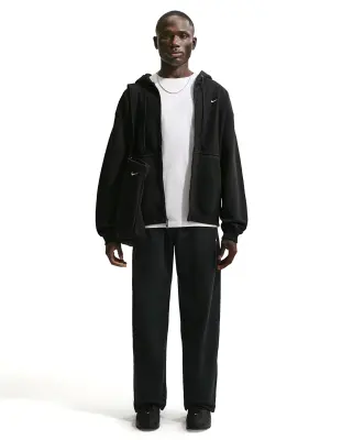 Solo Swoosh BB Fleece Open Hem Pant Black — photo 4