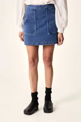 Jupe Louxor Middle Blue — photo 3