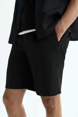 Bermuda Loose Fit - Noir — photo 3