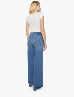 Nouveau ! MOTHER Jean The Ditcher Roller Zip Skimp Tutu Much To Handle — photo 3