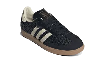 Adidas Samba OG Basketweave Black Cream White — photo 2