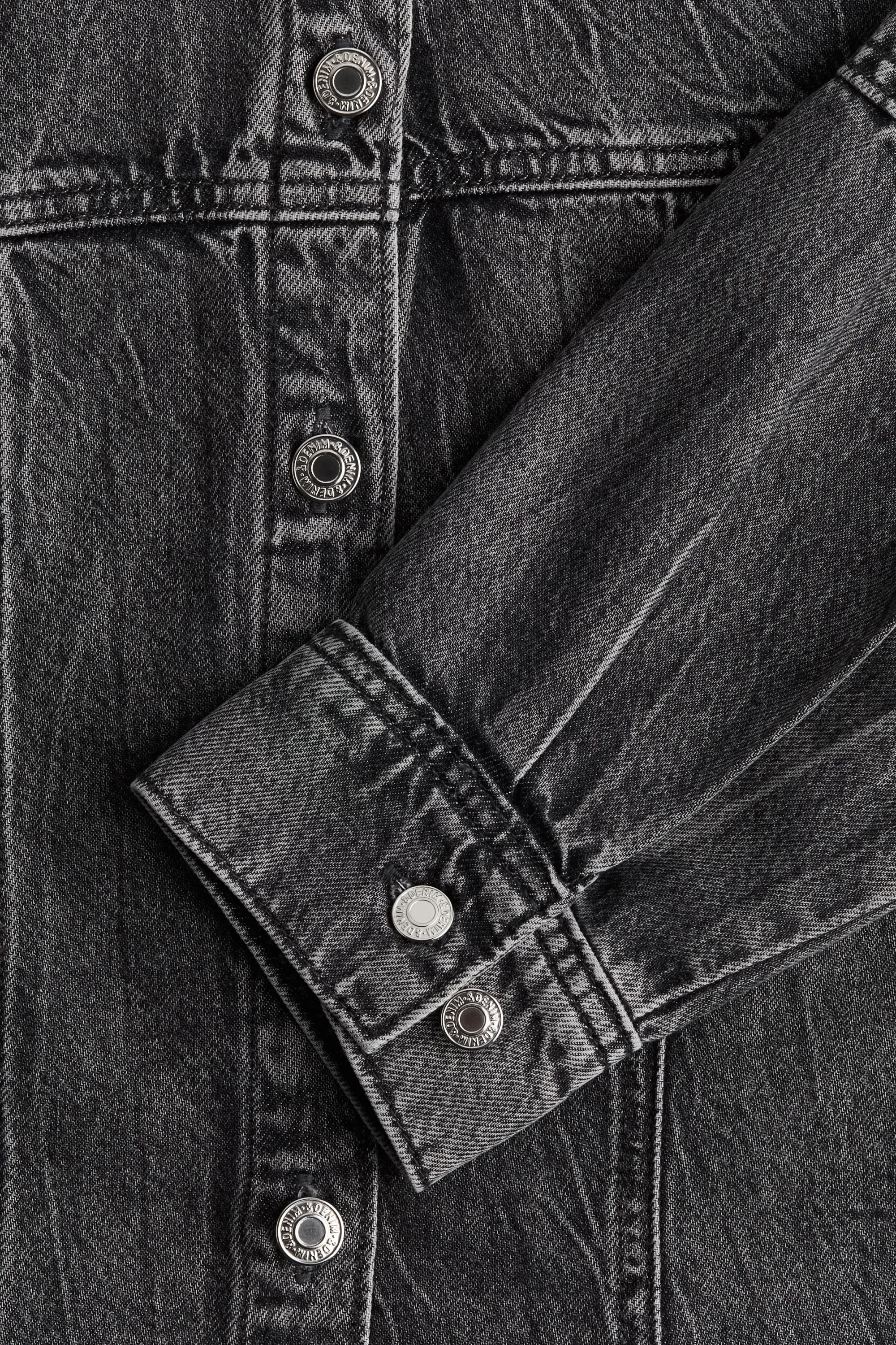 Chemise en denim - Gris foncé