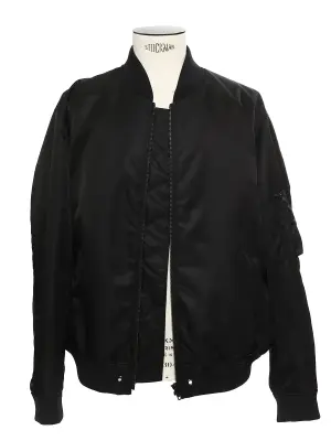 Veste bomber noir ébène NEUVE Prix boutique 450€ Taille XL — photo 3