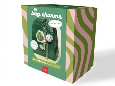 Kit crochet bag charms matcha club – La petite épicerie — photo 1