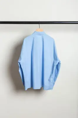Everyday Shirts – GIOIA 77DT1622 – CELESTE UNITO TINTO CAPO / GAR.DYED L.BLUE PLAIN — photo 4