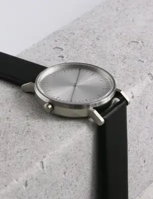 SIMPL WATCH ONE COLLECTION SILVER BLACK — photo 4