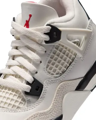Jordan 4 Retro OG FC PS Sail Black University Red — photo 4