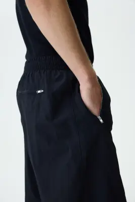 Pantalon de survêtement Loose Fit en nylon - Noir — photo 3