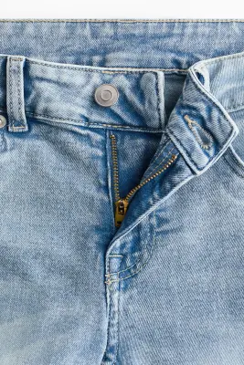 Flared Low Jeans - Bleu denim clair — photo 4