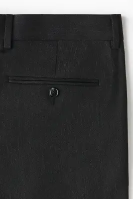 Pantalon de costume Regular Fit - Noir chiné — photo 4