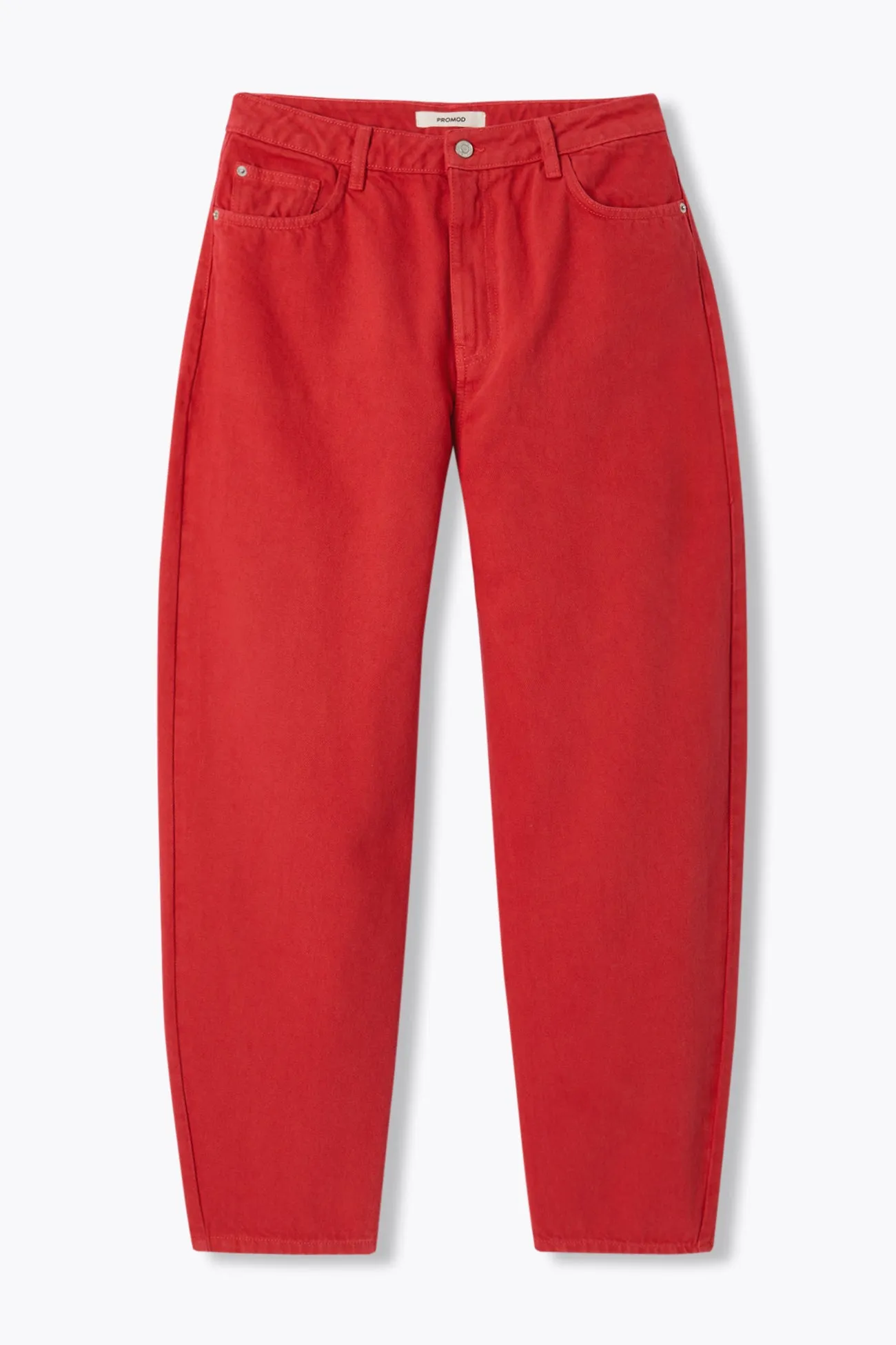 Pantalon barrel en toile Femme
