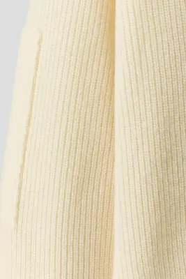 Pull Regular Fit en laine avec col châle - Beige clair — photo 5
