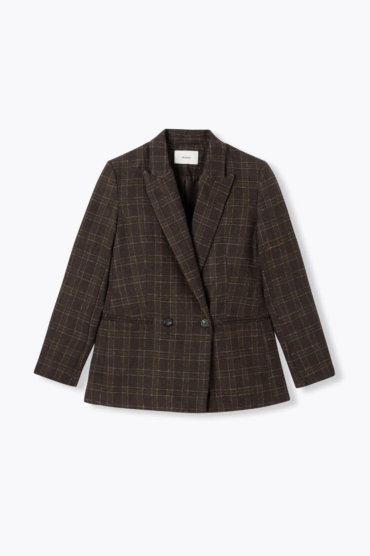 Veste blazer à carreaux Femme