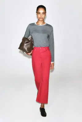 JEAN COURT VALLEY BOOTCUT - ROUGE — photo 1