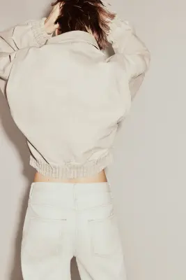 Jean à jambes droites - Beige clair — photo 2