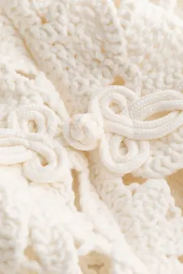 Gilet façon crochet - Ivoire — photo 3