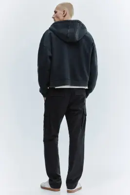Pantalon cargo Slim Fit - Gris foncé — photo 2