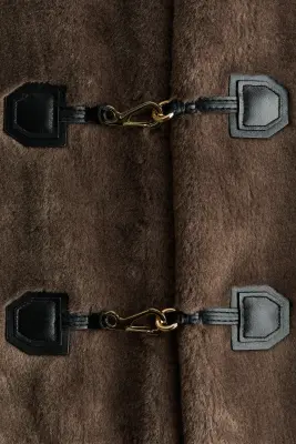 Veste façon duffle-coat - Taupe foncé — photo 4