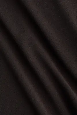 Top à effet drapé - Marron foncé — photo 3