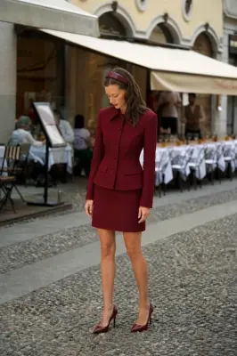Blanche Jacket - Bordeaux — photo 2