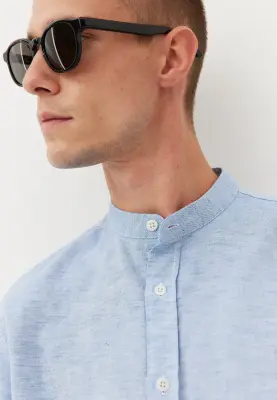 La chemise col officier - Bleu ciel — photo 2