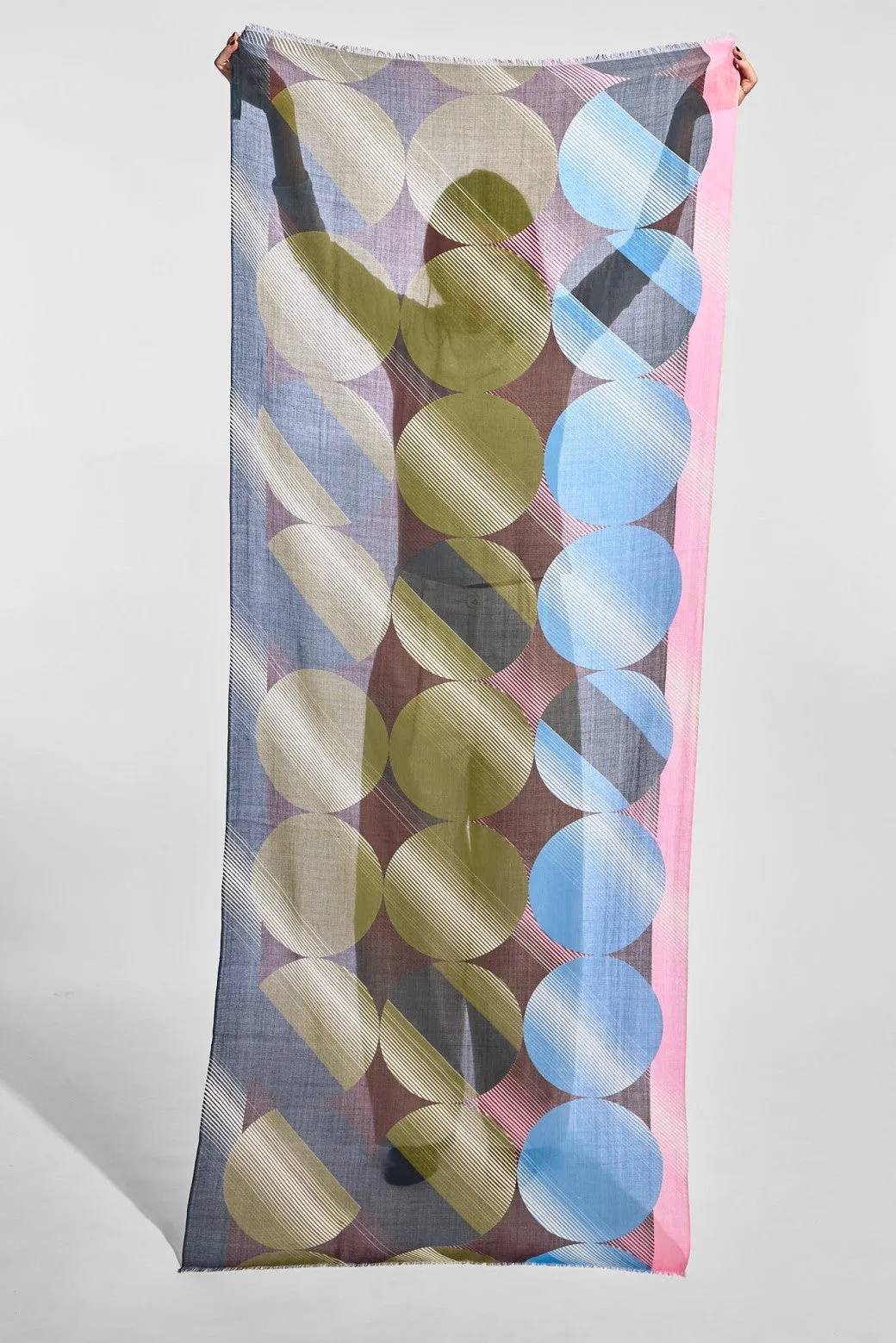 Foulard Anaphore kaki - Ma Poésie