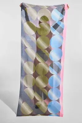 Foulard Anaphore kaki - Ma Poésie — photo 1